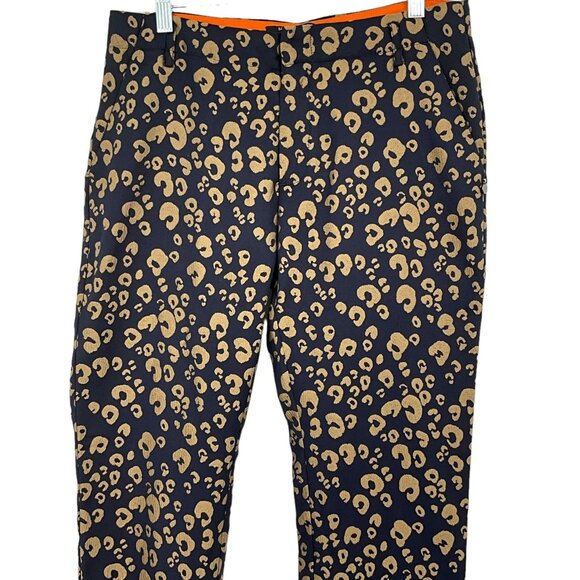 Scotch & Soda Leopard Print Jacquard Blazer & Pant Suit Size S / M Ankle Length - Picture 14 of 16